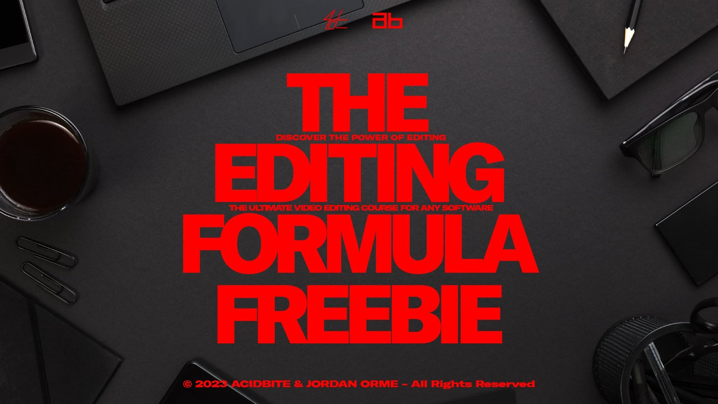 The Editing Formula FREEBIE - ACIDBITE